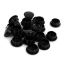 24Pcs Round Blanking End Caps Tubing Pipe Insert Bung 15mm x 12mm R7T3