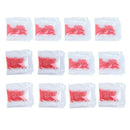 12bags/set=2400pcs Red Fishing Accessories Tackle Rubber Band For Bloodworm J SE