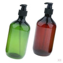 6pcs 500ml Modern Square Refillable Plastic Foaming Hand Soap Dispenser Pump
