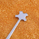 Silvery stainless steel sound post setter for violin repair tool frets hook  B3C
