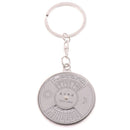 1Pc Calendar Keychain Metal Ring Compass Keyring Keyfob Hiking Camping OutdoorOZ