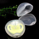 3pcs Baby All-In-One Silica Gel Pacifier With Storage Box Containers Holder Case