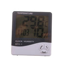 Electronic Meter Digital Thermometer Hygrometer Alarm Clock Indoor Outdoor Room