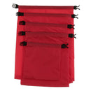 5 pcs Set Waterproof Dry Bag Sack Storage Pouch Camping Kayaking Pack Red