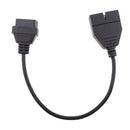 Car Error Fixing 12 Pin To 16 Pin OBD2 OBDII Scanner Cable Adapter For GM