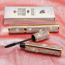 Qic Shiny Diamond Mascara Waterproof Non-Caking Anti-Smudged Thick Curling