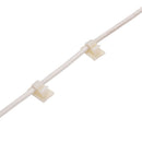 Great Adhesive Backed Nylon Wire Adjustable Cable Clips Clamps Fit White 10mm3CE