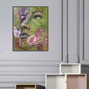5D DIY Full Drill Diamond Painting Leaves Face Cross Stitch Embroidery Kits