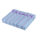 12 X Purple Of Jewelry Necklace Bracelet Gift Box Clock Box R2G3