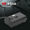 Dummy Battery to D Tap Spring Coiled Power Cable for Sony NP F550 Monitor Bank