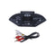 3 way audio video av rca switch switcher splitter with cable OZ