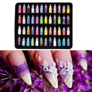 48 Color Glass Bottle Slime DIY Filler Supplies Nail Jewelry Nail Accessory