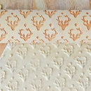 Wood Elk Print Embossed Rolling Pins Embossing Baking Cookies Kitchen Tool