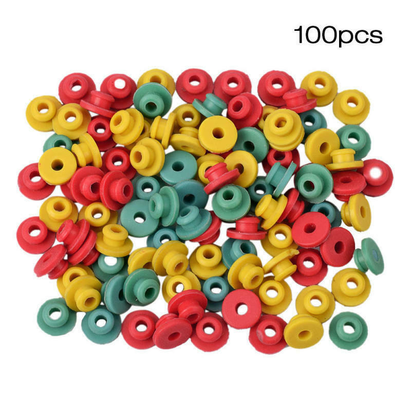 100 O-Rings 100 Elastic Rubber Bands 100 Washers 100 Nipple Tattoo Machine GKA