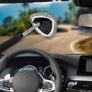 5pcs/set Car Window Cleaning Kit Telescopic Windshield Wiper Towel Spray Bottle
