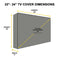 22 -24 Inch Waterproof Television LCD LED Plasma Cover, Outdoor TV Case