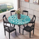 Non-slip Waterproof Table Cover Round Table Cloth Wedding Dining Banquet 09