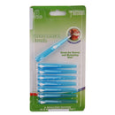 8 x Repeatedly Use Interdental Dental Floss Brushes 0.7mm Brush Toothpick