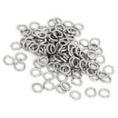 M6 304 Stainless Steel Split Lock Spring Washers Screw Gasket 100pcs C9I7