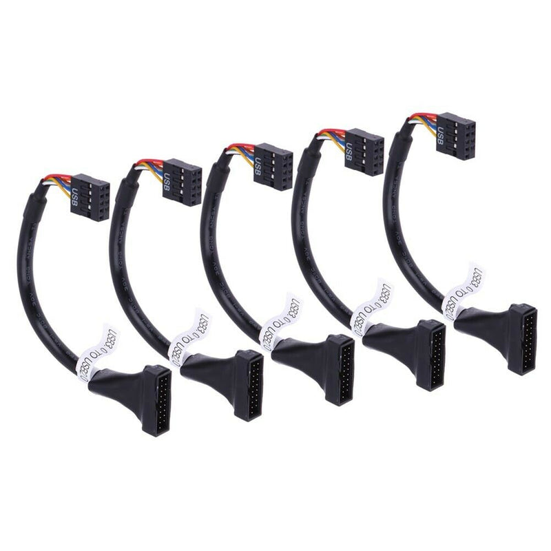 USB 3.0 20 Pin Male to USB 2.0 9 Pin Motherboard Female  Cable