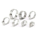 60Pcs Stainless Steel Hose Pipe Hoop Strong Hose Clamps Wire Assorted Kit Tool a