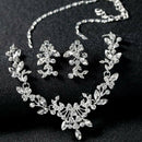 Romantic Fashion Set Jewelry Floral Design Wedding Jewelry Set Bridal Jewel