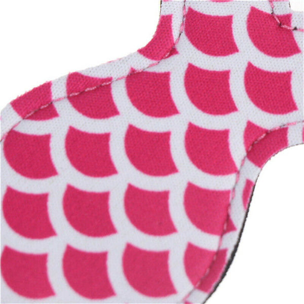 Mermaid Tail Girl Lipstick Keychains Neoprene Chapstick Cover Holder Sleeve G Nw