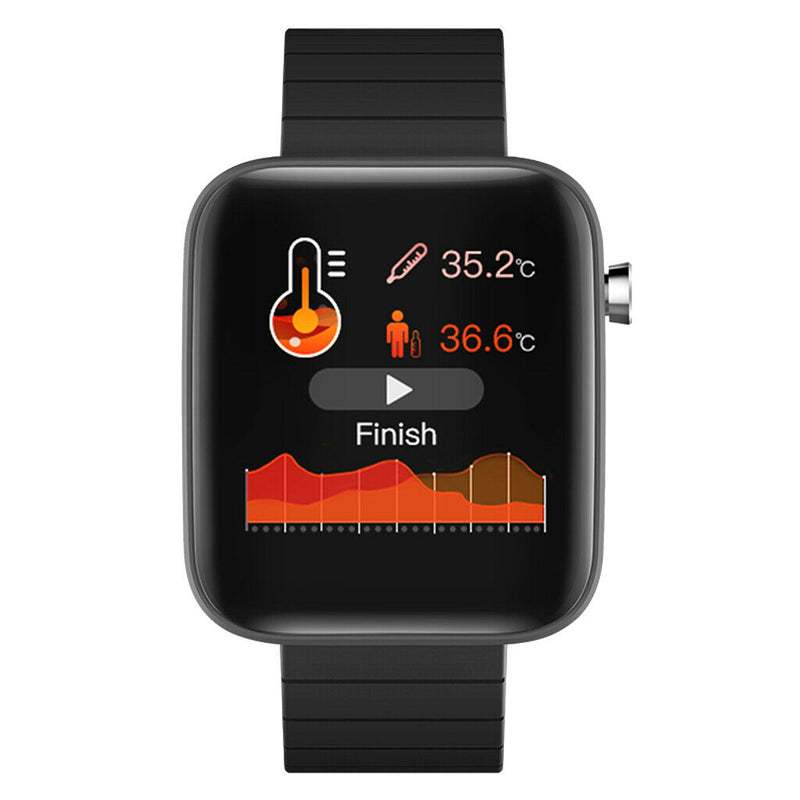 Smart Watch Body Temperature Measure Sport Fitness Heart Rate Blood Pressure