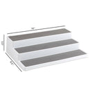 3-Layer Stepping Rack 2 Pack - Modern Design Waterproof and Non-Slip Rack K