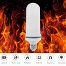 E27 96 SMD 2835 LED Flame Bulb Emulation Colorful Fire Effect Flicker Lamp