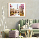 Painting By Numbers Kit DIY Tower Attraction Canvas Oil Art Picture Craft A
