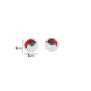100x Coloured Eyelashes Wiggly Wobbly Googly Eyes Lash   (Color: Multicolor)  Z
