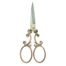 2pcs Stainless Steel Floral Sewing Scissor Shears for Embroidery Arts Crafts