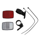 1 Pair Cycle Bicycle Bike Light Reflector Rear Front For Handlebar & Saddle