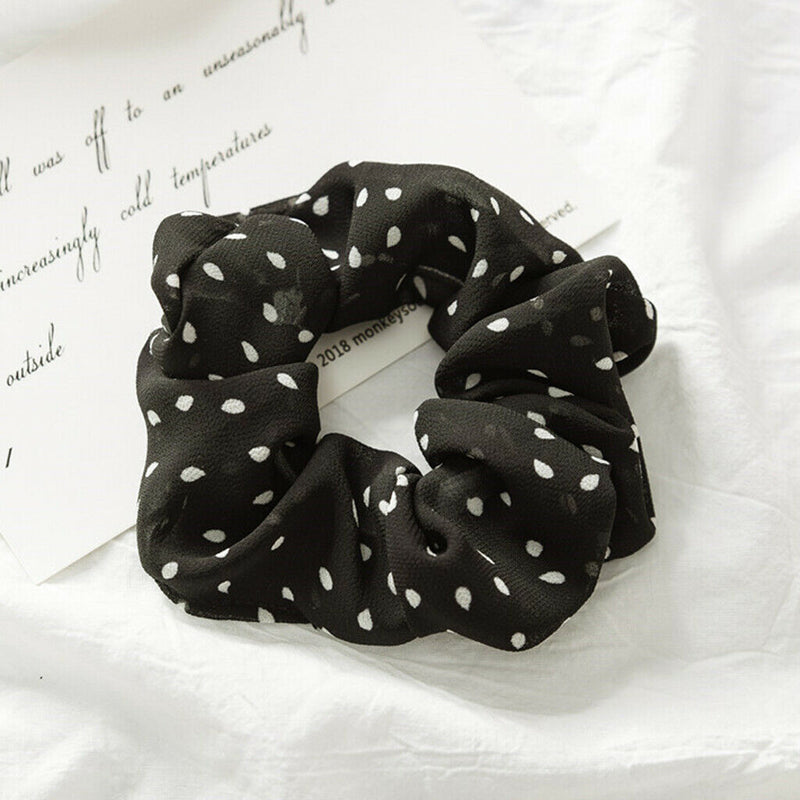 21x Fashion Womens Dot Scrunchies Stretchy Hair Rope  Hair Accessories