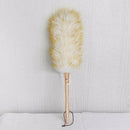 Modern Dust Sweeping Furniture Lambswool Duster Wood Handle Home Cleaning S