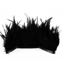 Approx. 33 Inches Handmade Rooster Feather Fringe Trim for Sewing Crafts K1K6
