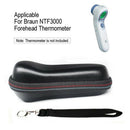 Thermometer Case Hard PU Travel Storage Bag f/ Braun NTF3000 Black