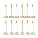 4.5 Inch Place Card Holders,12Pcs Table Number Stand Table Card Holder Wire S9K5