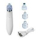 Facial Acne Blackhead Remover Vacuum Suction Pore Clean Machine (White B) SN9F