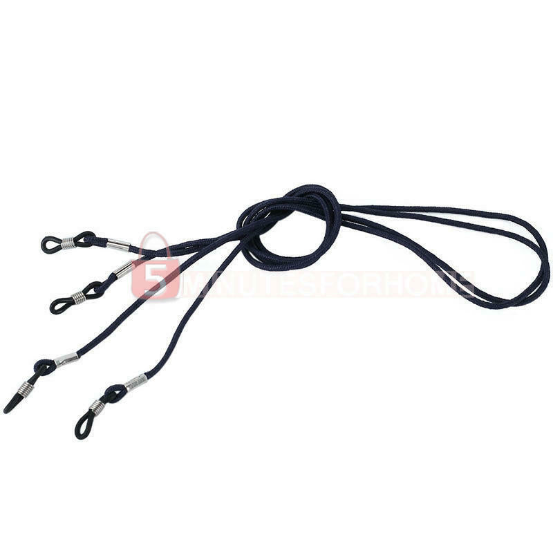 2x Glasses Strap Neck Cord Adjustable Sunglasses Eyeglasses String Lanyard Hold