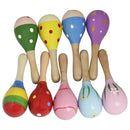 Kids Wooden Maracas Rattle Sand Shaker for Early Childhood Education