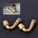 2pcs 45 Degree Tyre Tire Stem Valve Tube Extension Adaptor Motorcycle Car Truck