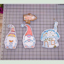DIY hand account scrapbook scrapbook finished chapter Decor stamp TOP Xmas X0C1