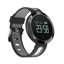 DM58 Smart Watch Monitor Fitness Tracker Heart Rate Bracelet (Black+Grey)