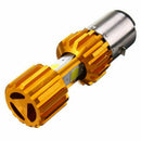 H4 18W Led 3 Cob Dc 12V White Motorcycle Headlight Bulb 2000Lm 6500K Hi/Lo  L3A9