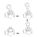 Security Bicycle Moped Cycling Password Alarm Anti-theft Lock Loud Soud