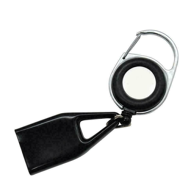 1 X Lighter Leash Safe Stash Clip Retractable Keychain Holder R8U6 Lighter G4E3