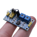 NE555 pulse generator square wave rectangular wave frequency duty cycle adj