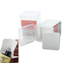 170PCS Eyelash Extension Glue Remove Cotton Pad Glue Bottle Mouth Wipes Cleaning